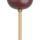 Wade 1 Light 8.5 inch Oxblood Flush Mount Ceiling Light