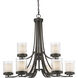 Willow 9 Light 31.25 inch Olde Bronze Chandelier Ceiling Light