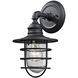 Vandon 1 Light 13 inch Textured Matte Black Outdoor Sconce