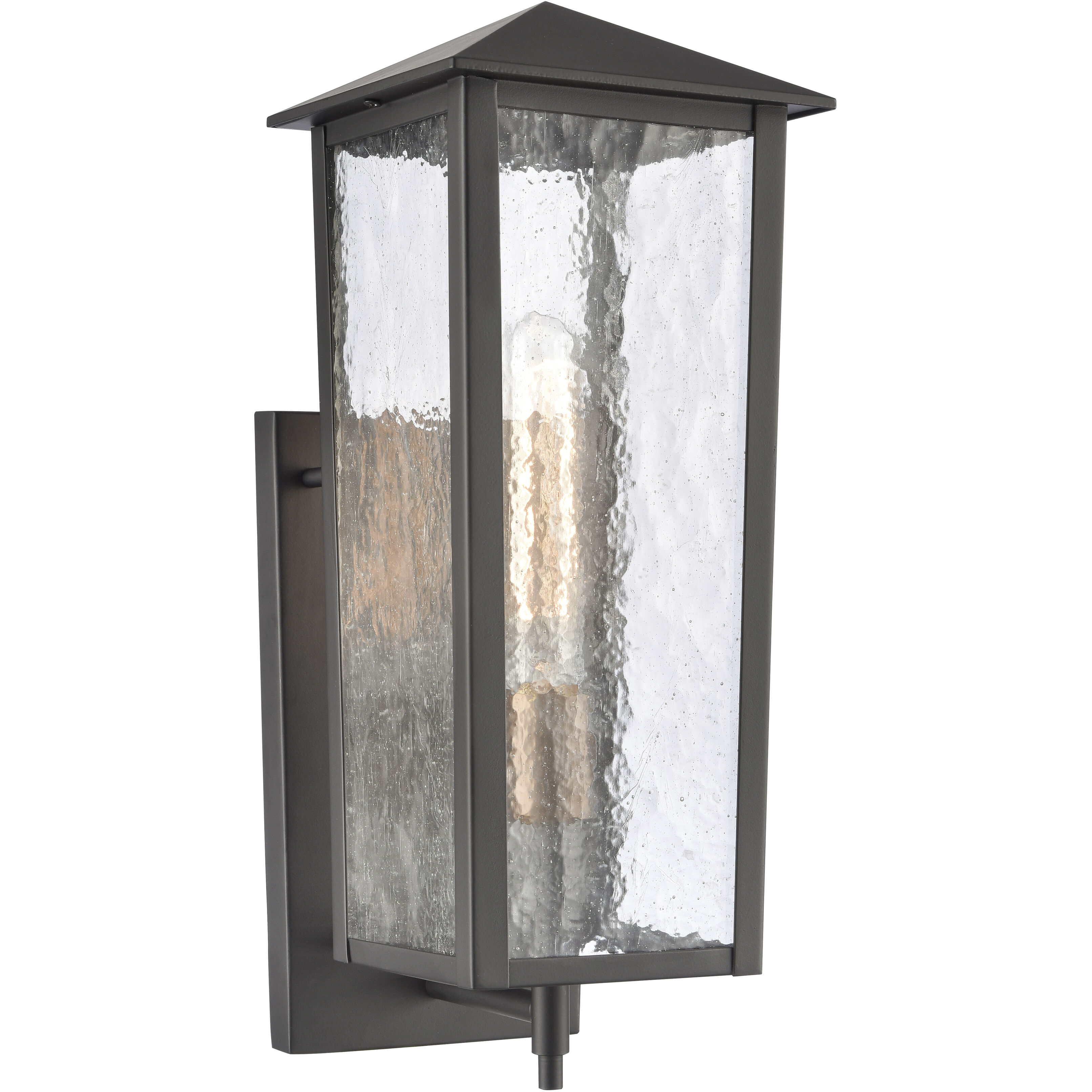 Marquis 1 Light 18 inch Matte Black Outdoor Sconce