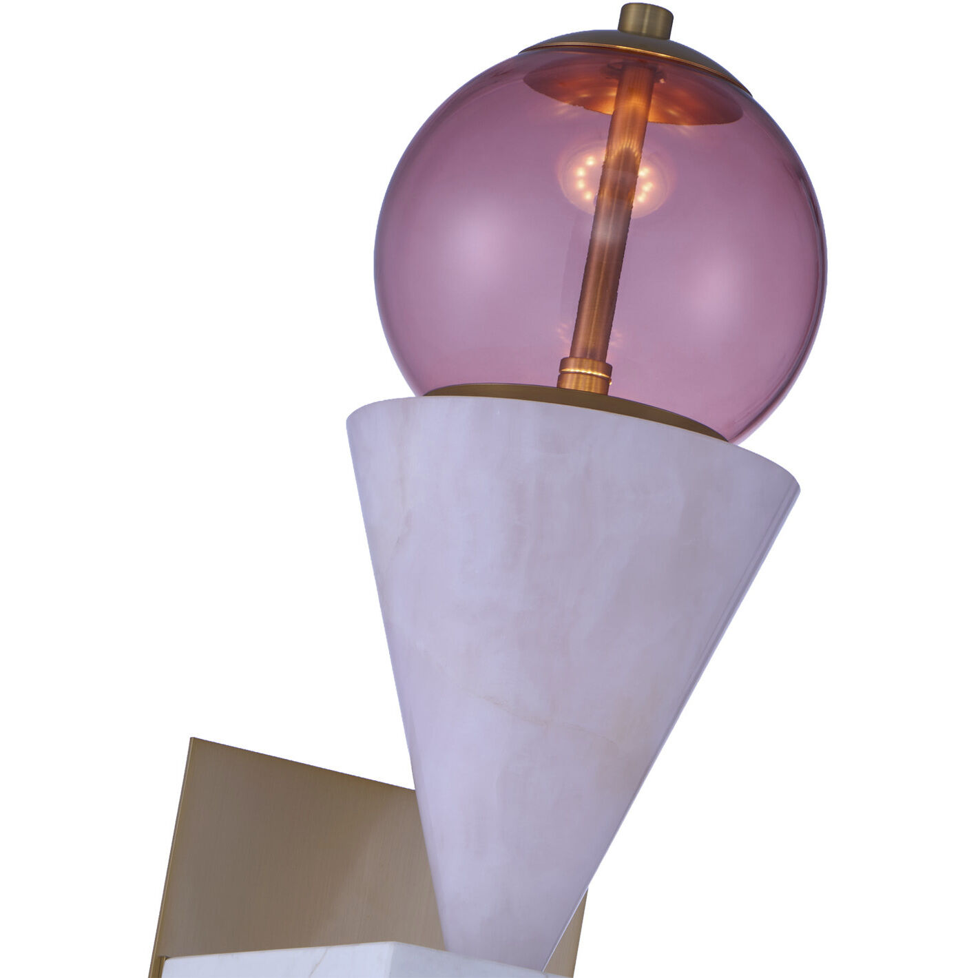 Demi Wall Sconce Wall Light in Winter Brass