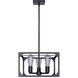 Zelie 3 Light 13.75 inch Black Chandelier Ceiling Light
