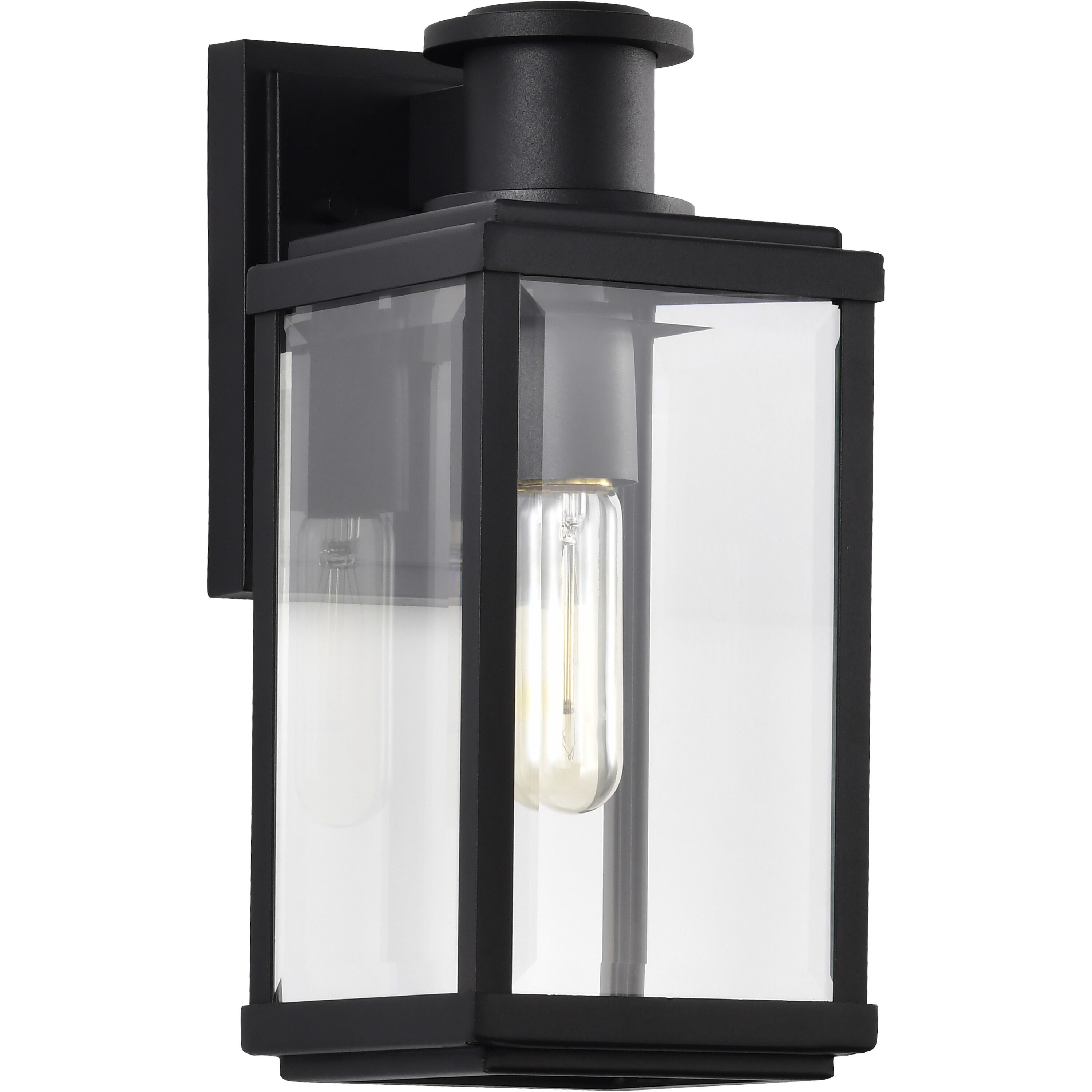 Luca 13 inch Sand Black Outdoor Wall Light
