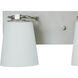 Mercer 4 Light 36 inch Satin Pewter with Polished Nickel Bath Sconce Wall Light