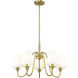 Gianna 5 Light 26 inch Modern Gold Chandelier Ceiling Light