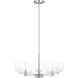 Drew & Jonathan Lochdale 5 Light 24 inch Brushed Nickel Chandelier Ceiling Light, Medium