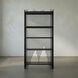 Mila Matte Black Bookcase