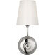 Thomas O'Brien Vendome LED 5.5 inch Polished Nickel Single Sconce Wall Light