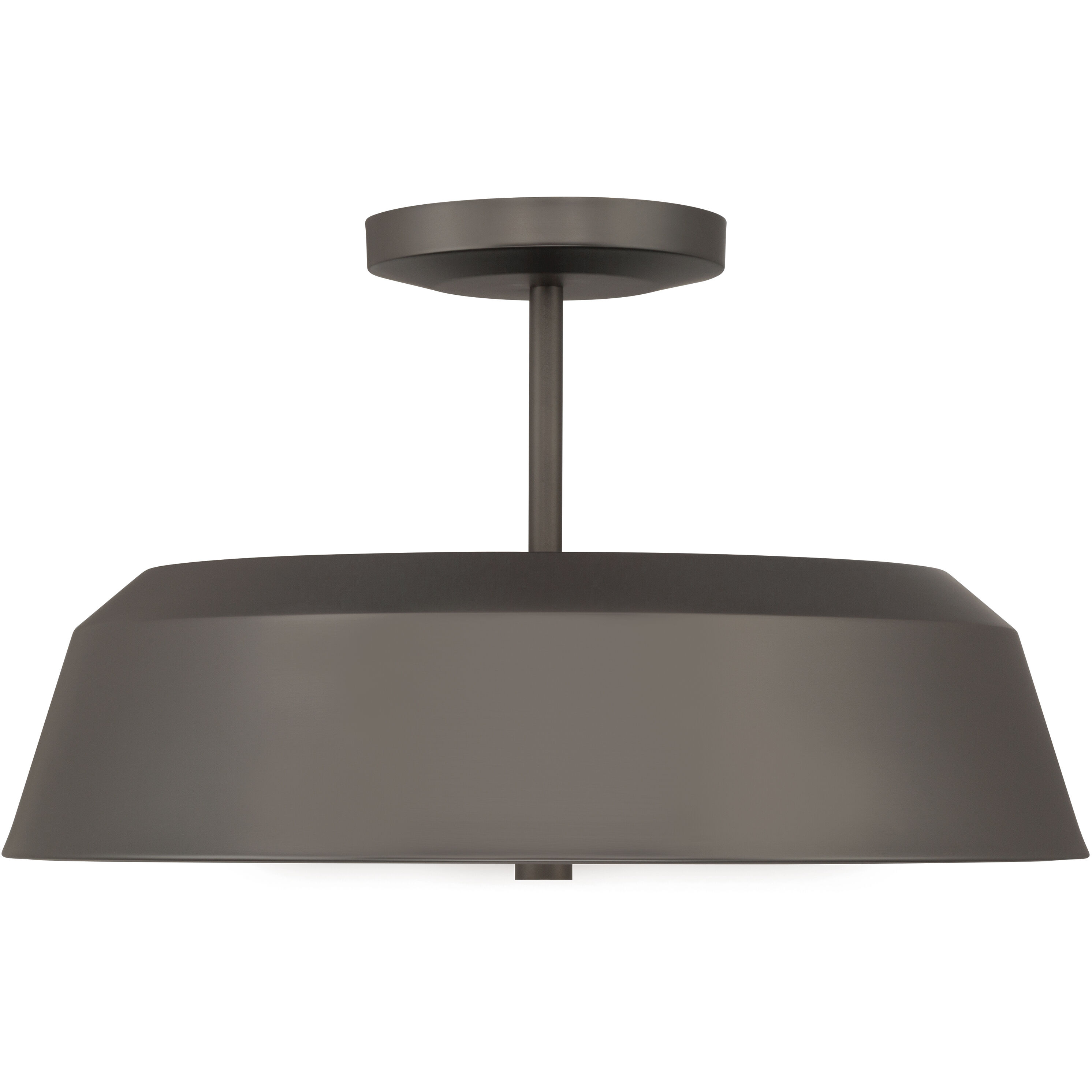 Trellwyn 3 Light 15 inch Plated Dark Bronze Semi-Flush Mount Ceiling Light
