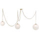 Marbelle 3 Light 80.25 inch Legacy Brass Pendant Ceiling Light