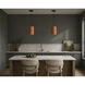 Souffle LED 5.75 inch Terra Cotta Single Pendant Ceiling Light