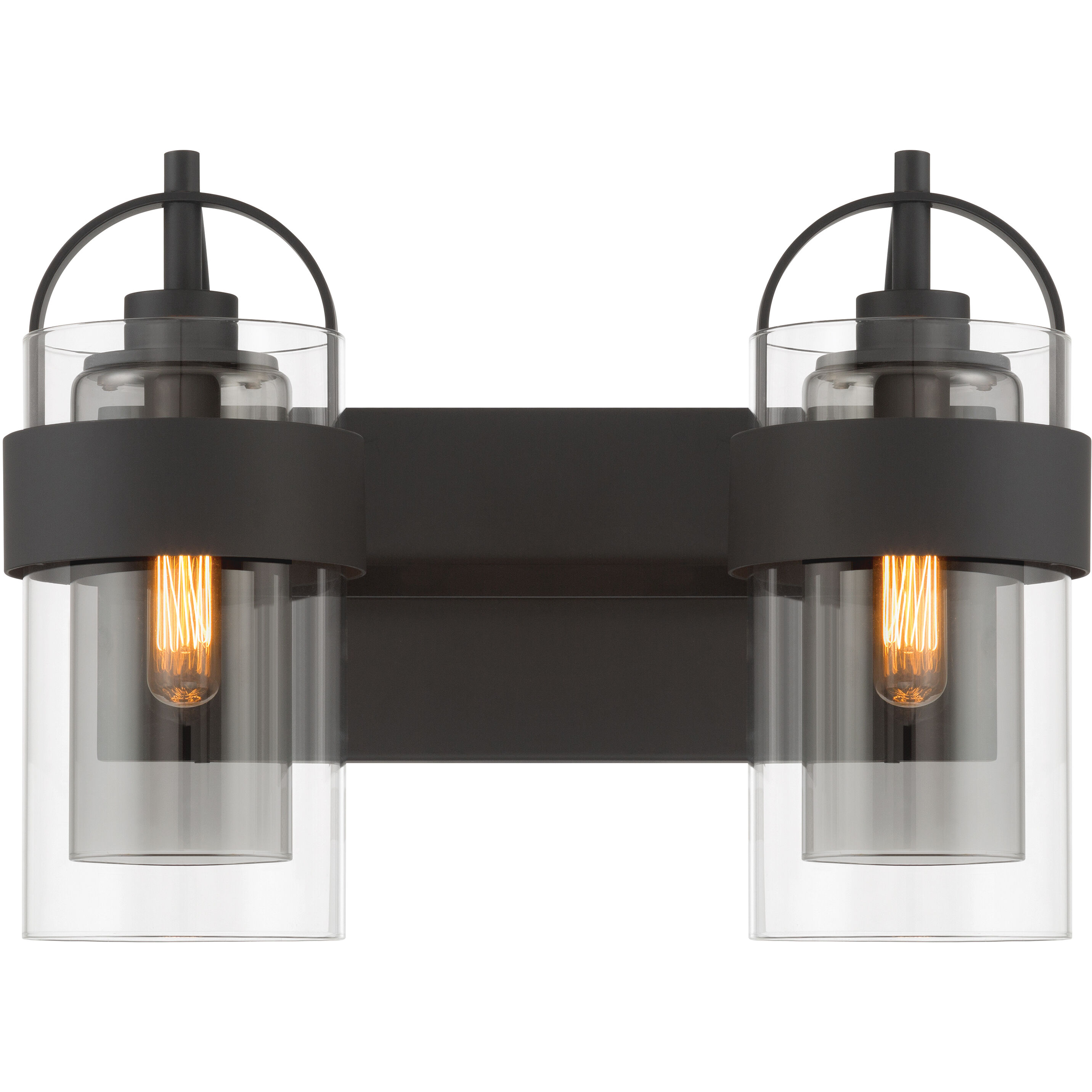 Ravik 2 Light 14.25 inch Dark Matte Black Vanity Wall Light