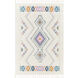 Lofty 35 X 24 inch Light Grey Rug, Rectangle
