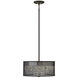 Fiona LED 15 inch Black Foyer Light Ceiling Light, Pendant/Semi-Flush Mount