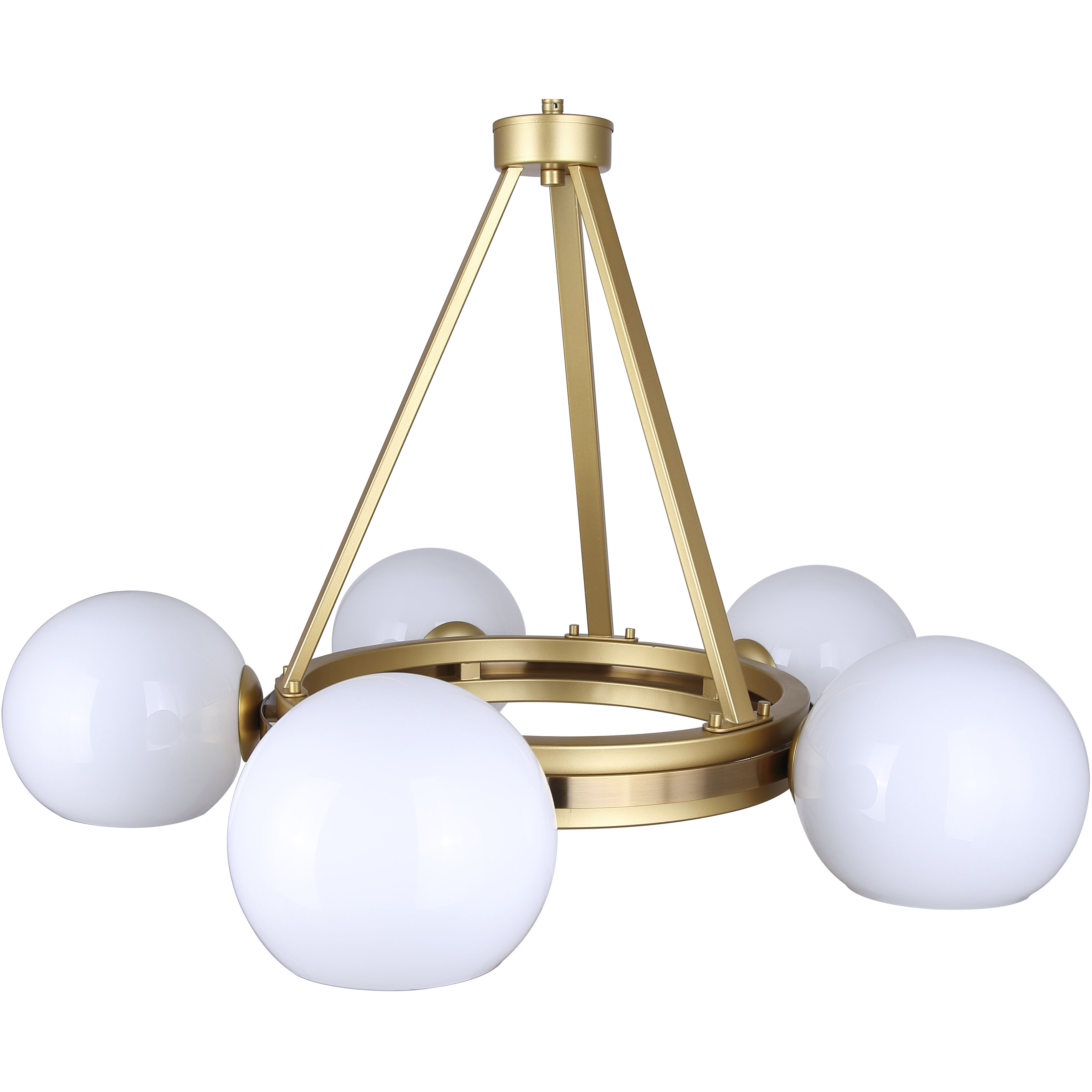 Monroe 5 Light 30.25 inch Gold Chandelier Ceiling Light