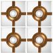 Reflections 21 X 21 inch Mirrors, Set of 4