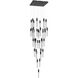 Boa LED 35 inch Black Multi Port Pendant Ceiling Light