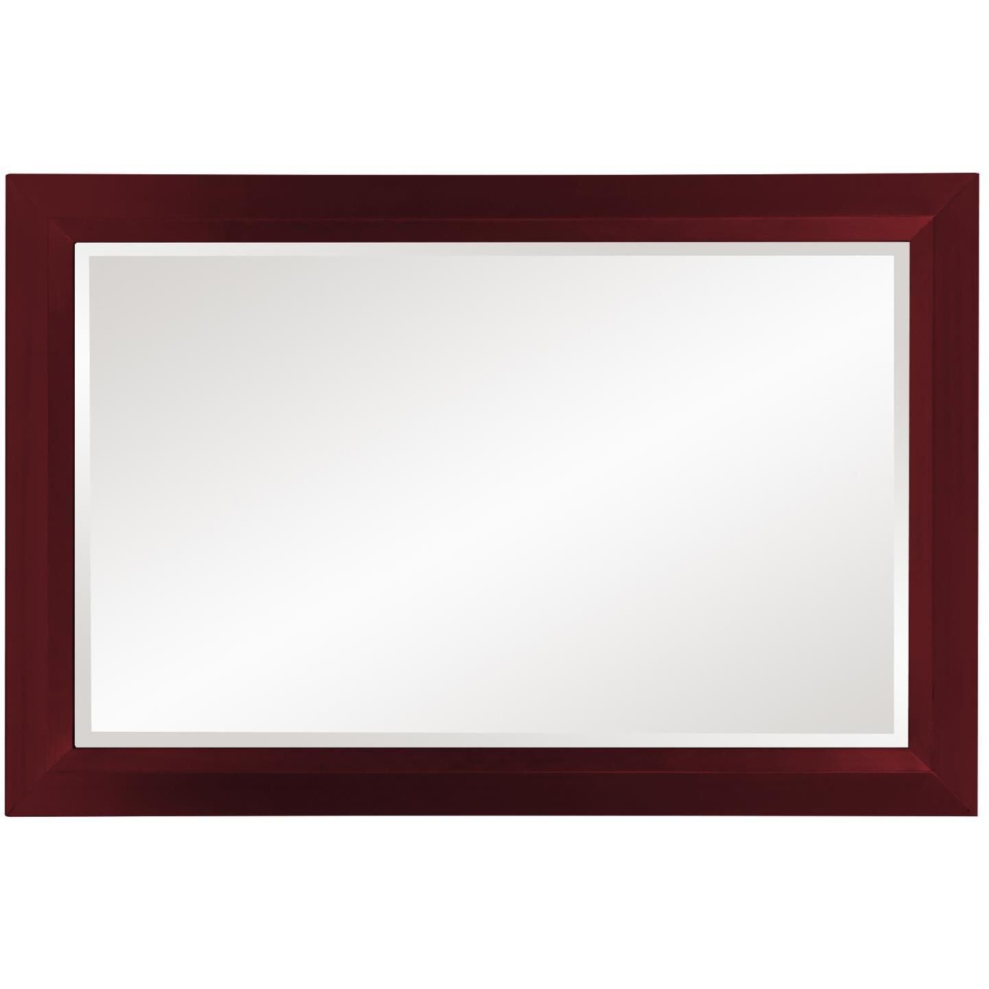 Avery 42 X 28 inch Burgundy Mirror