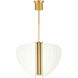 Sean Lavin Nyra LED 27.4 inch Plated Brass Chandelier Ceiling Light, Integrated LED