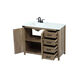 Grant 42 X 19 X 34 inch Natural Oak Vanity Sink Set