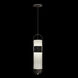Bond LED 8 inch Black and Silver Pendant Ceiling Light