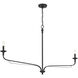 Velena 2 Light 7.5 inch Dark Matte Black Chandelier Ceiling Light