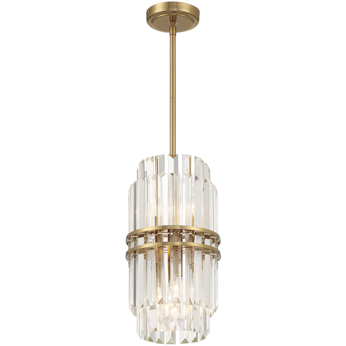 Hayes 4 Light 8 inch Aged Brass Chandelier Ceiling Light