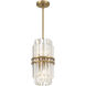 Hayes 4 Light 8 inch Aged Brass Chandelier Ceiling Light