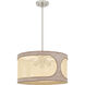 Syrah 3 Light 18 inch Brushed Nickel Pendant Ceiling Light