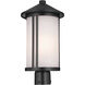 Lombard 1 Light 17.25 inch Black Outdoor Post Lantern
