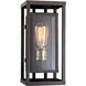 Showcase 1 Light 13 inch Rubbed Oil Bronze and Antique Brass Outdoor Wall Lantern