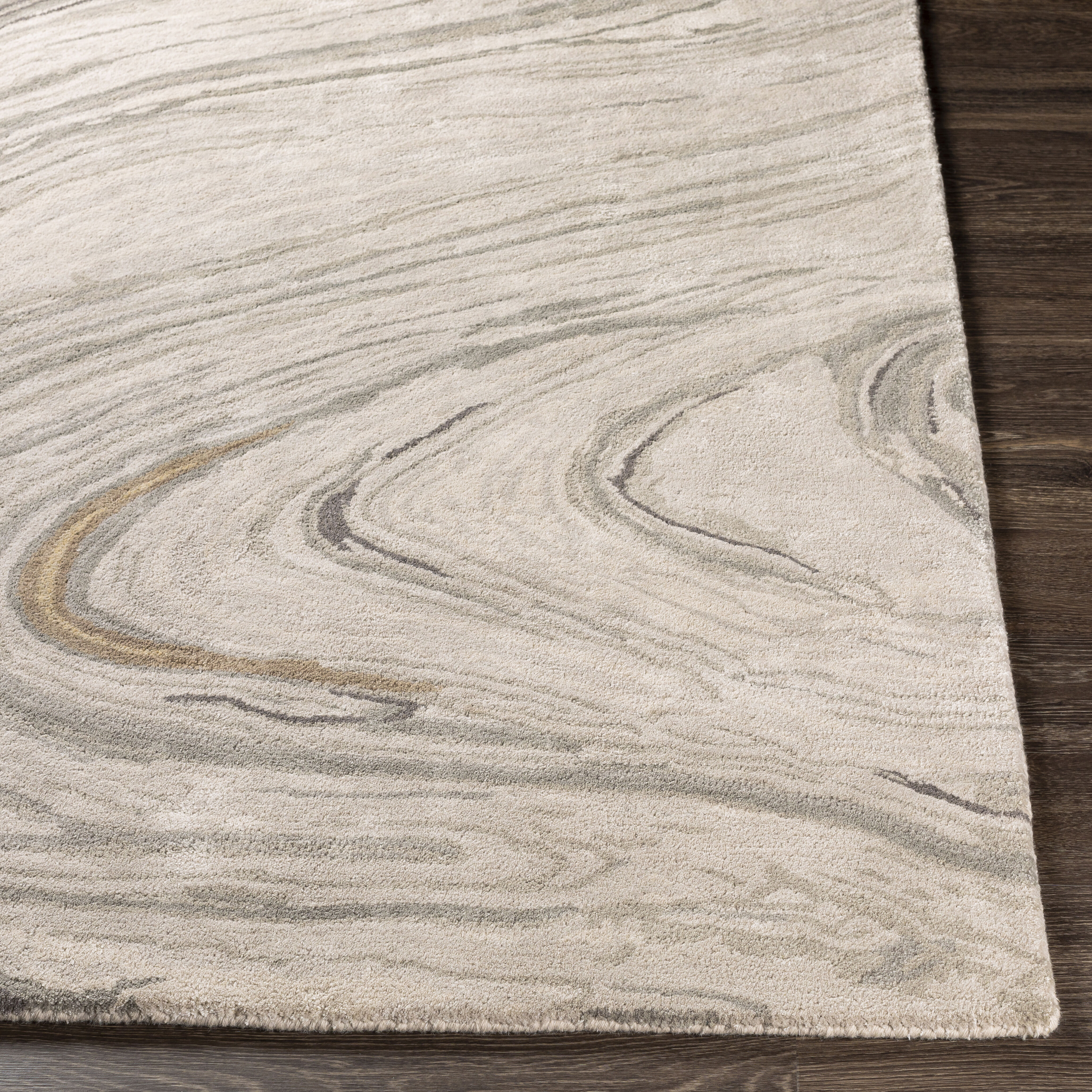 Kavita 72 X 72 inch Medium Gray Rug in 6 Ft Round, Round