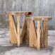Nadette 21 X 18 inch Natural Nesting Tables, Set of 2