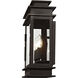 Princeton 3 Light 15 inch Bronze Outdoor Wall Lantern