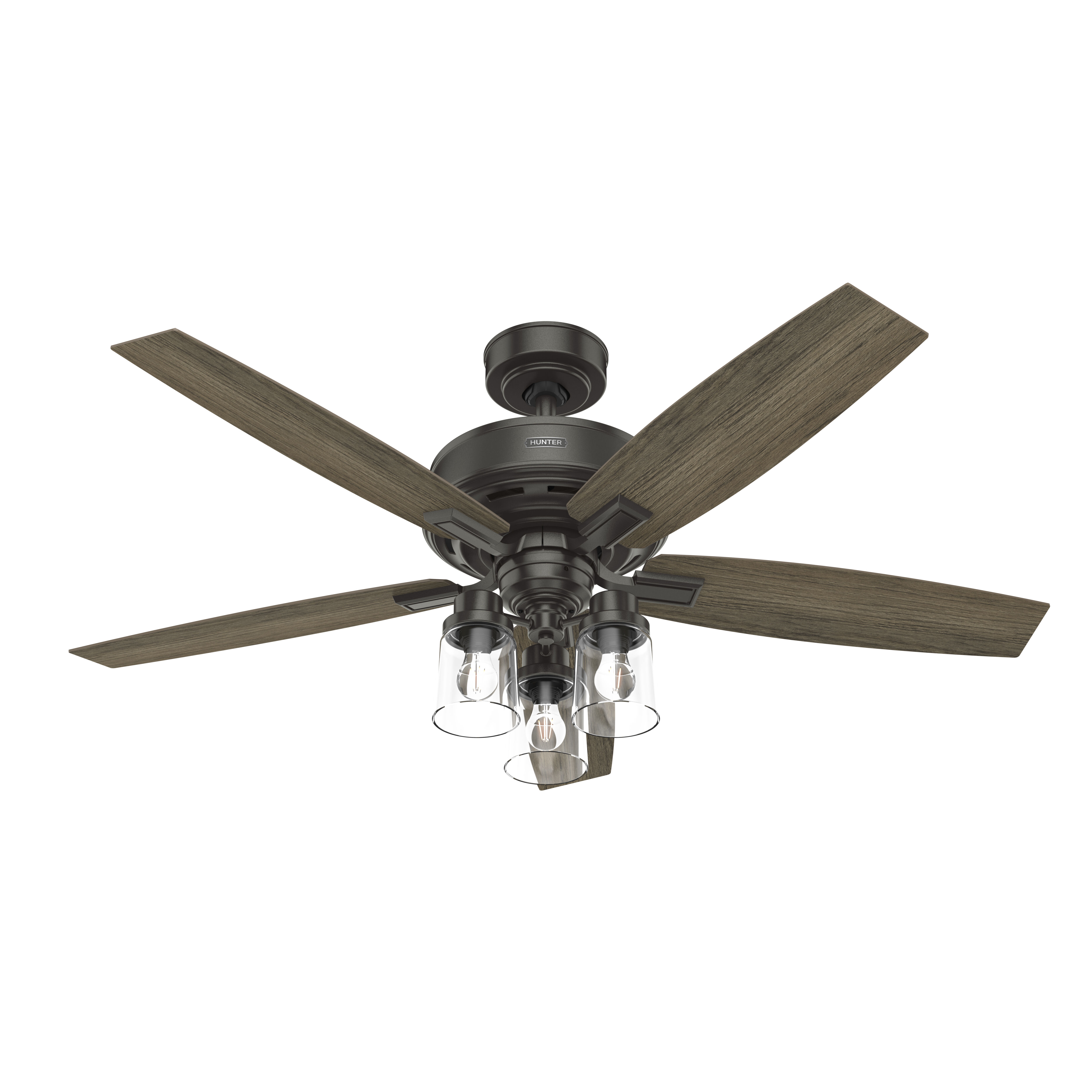 Ananova 52 inch Noble Bronze with Warm Grey Oak Blades Ceiling Fan