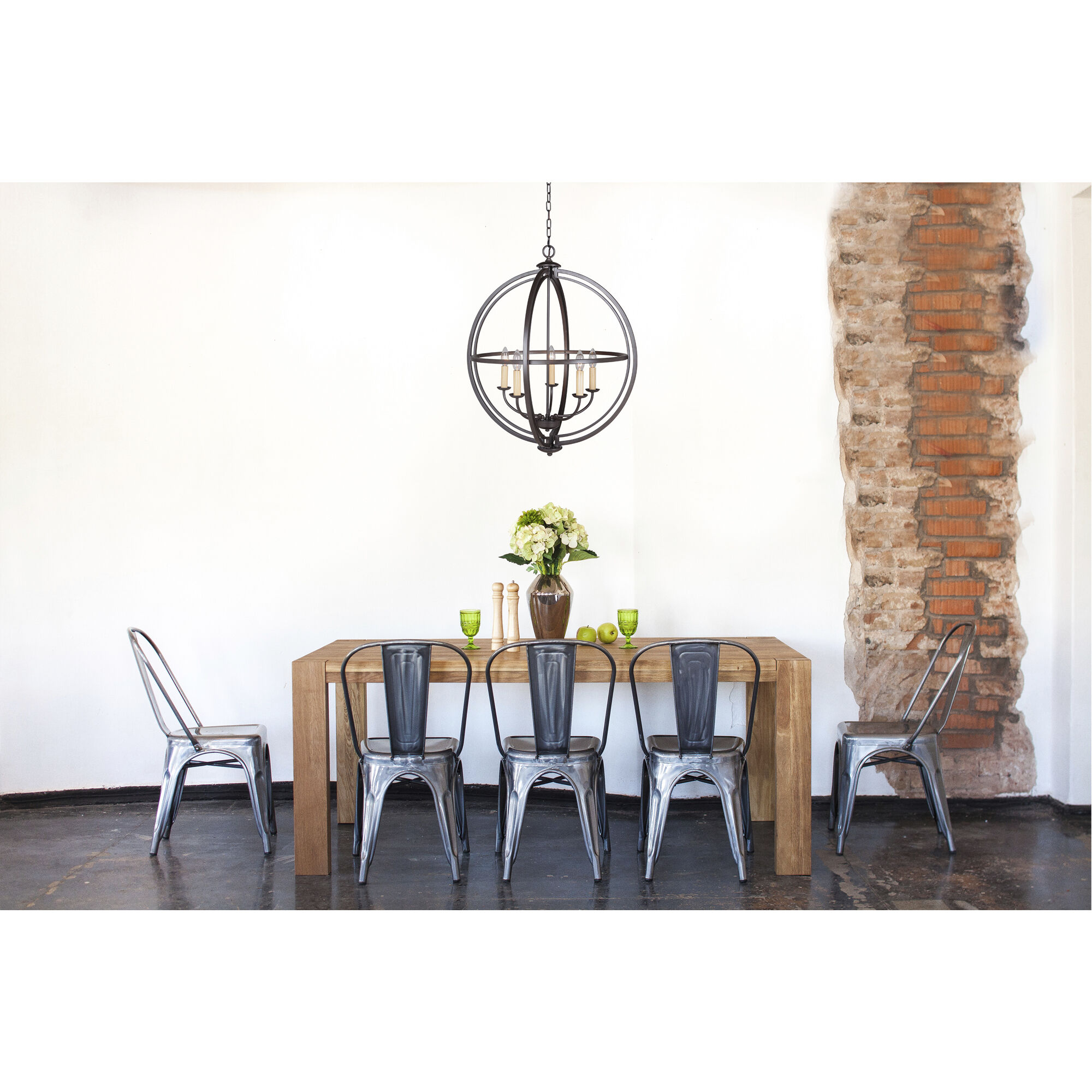 Berkeley 5 Light 25.5 inch Espresso Foyer Light Ceiling Light, Jeremiah