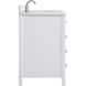 Irene 48 X 22 X 34 inch White Vanity Sink Set