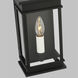 C&M by Chapman & Myers Cupertino 1 Light 15.5 inch Textured Black Outdoor Wall Lantern