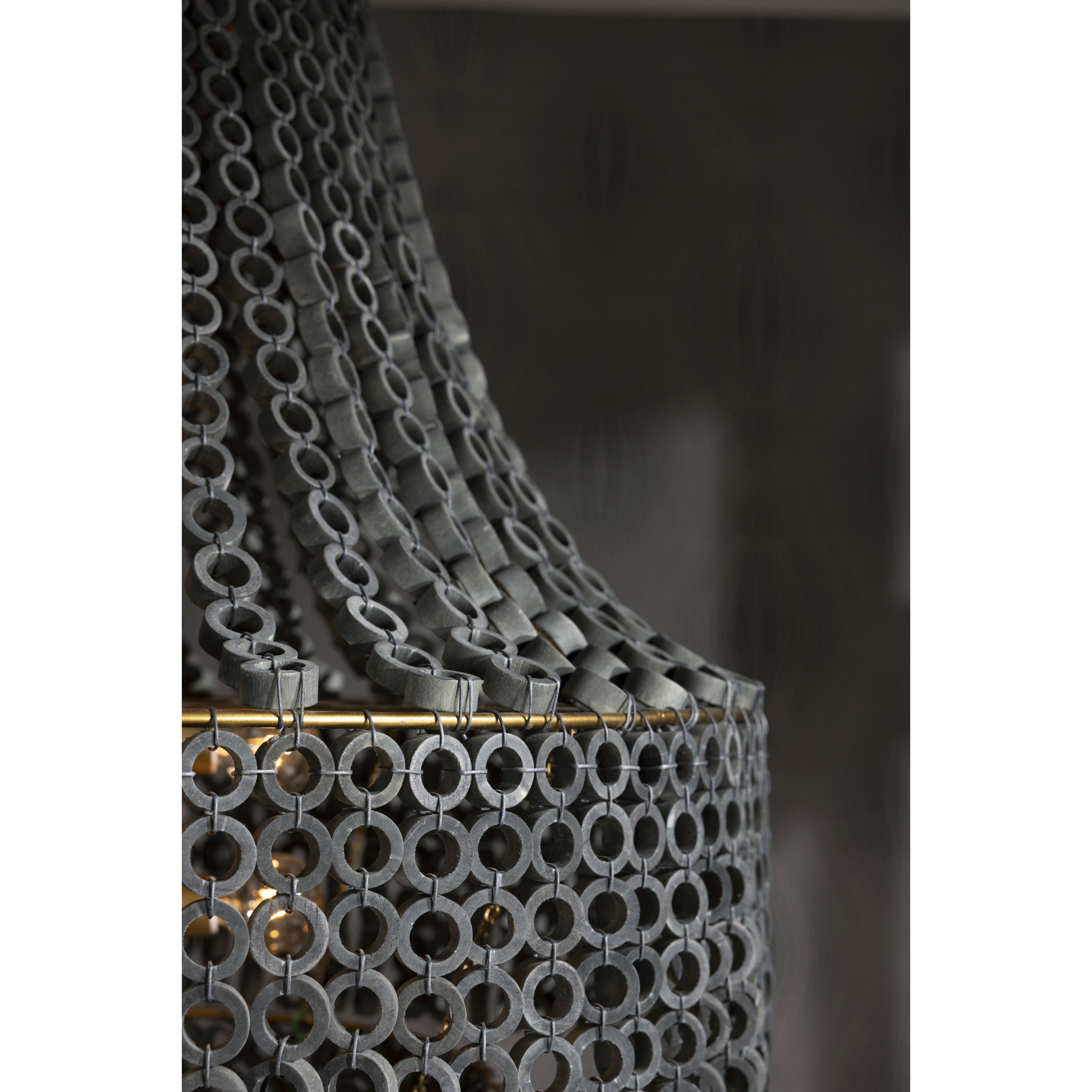 Hannie 8 Light 29 inch Gray Wash Chandelier Ceiling Light