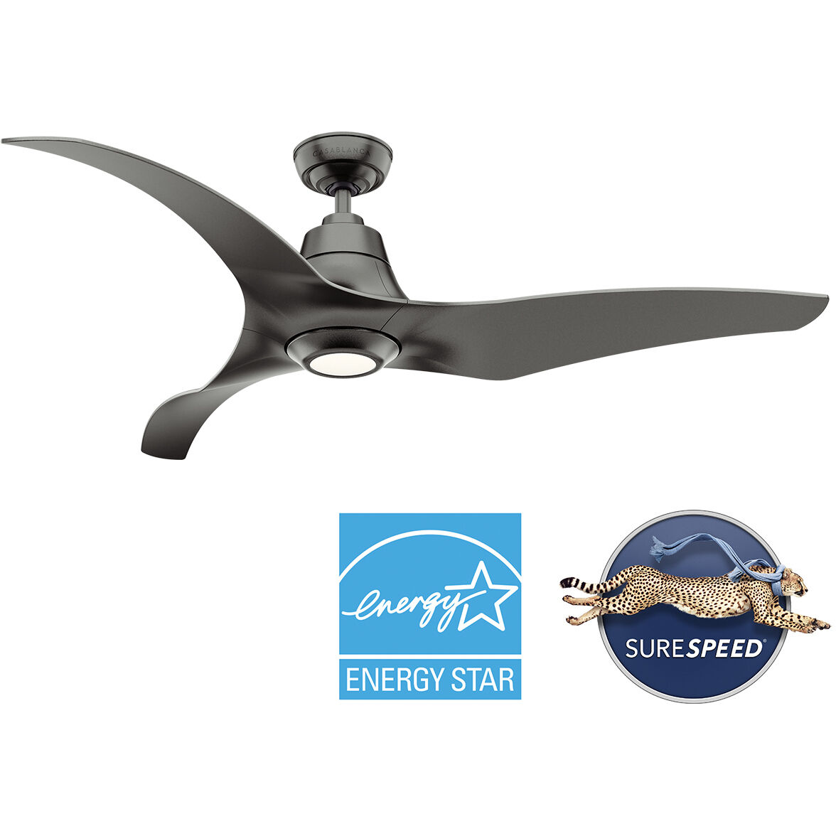 Stingray 60 inch Granite Outdoor Ceiling Fan
