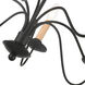 Heritage 8 Light 25 inch Black Chandelier Ceiling Light