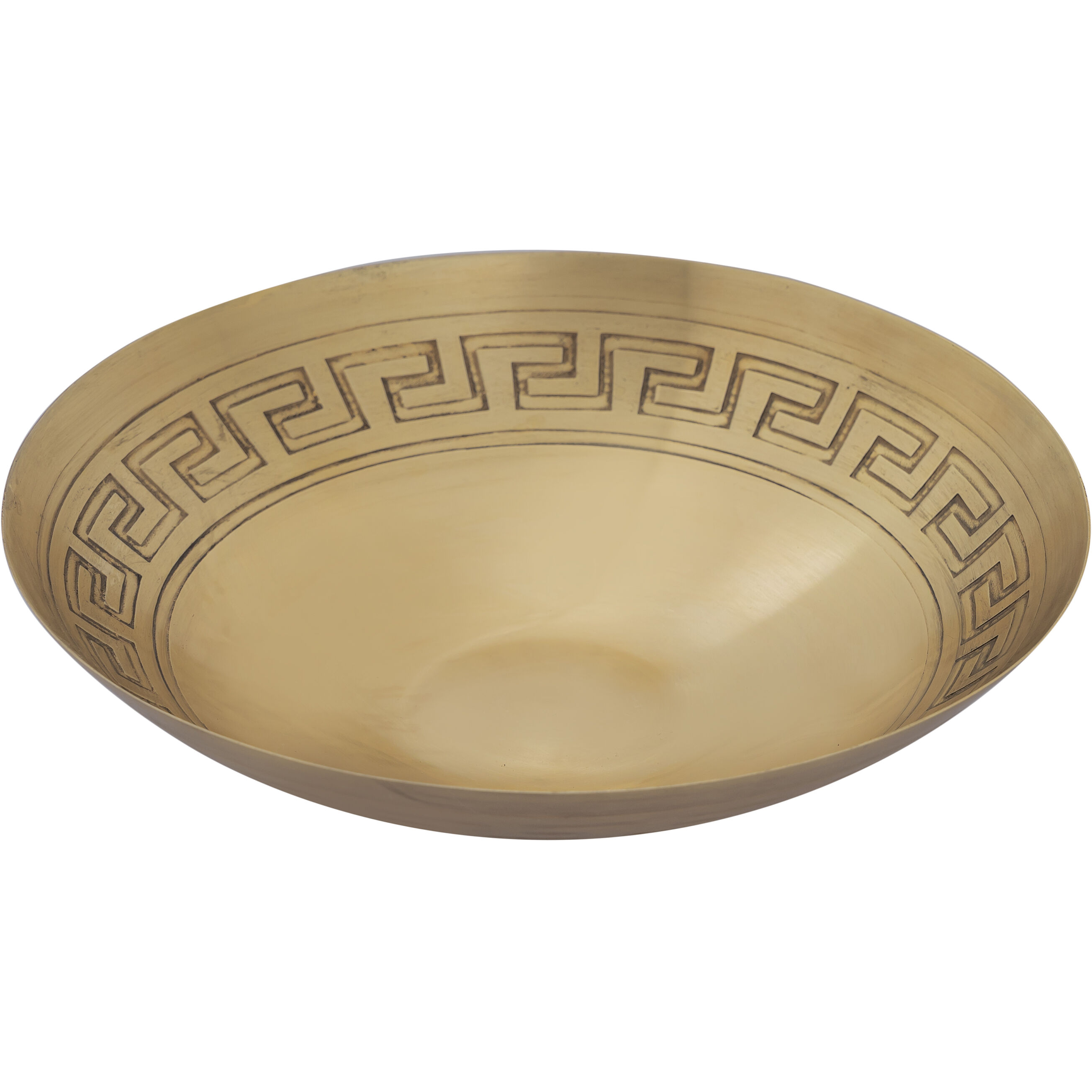 Greek Key 13 X 3.25 inch Bowl, Set of 3