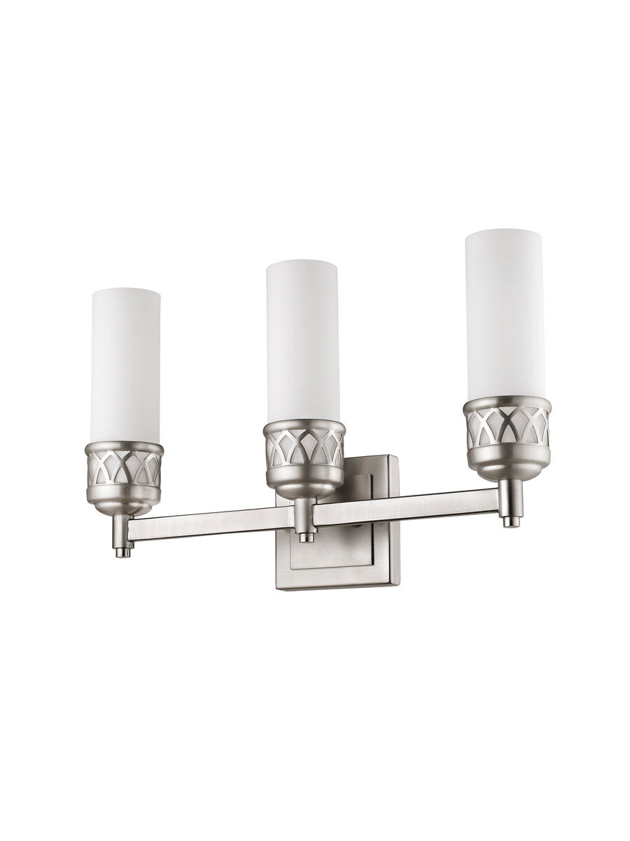 Westfield 3 Light 17.5 inch Brushed Nickel Bath Vanity Wall Light