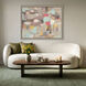 Gathering Stories Brown and Blue and Pink Canvas