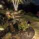Tiki 12 6.5 watt Bronze Path and Area Light in 3000K Warm White LED, WAC Landscape