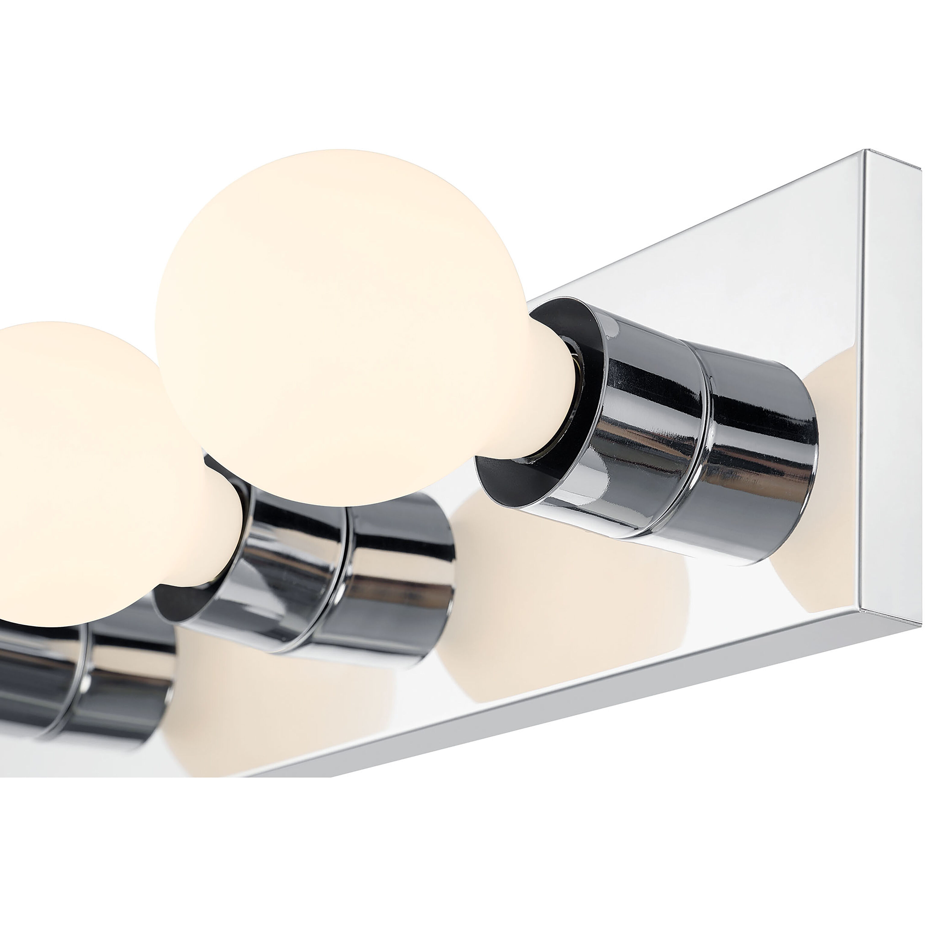 Bellisse 3 Light 18 inch Chrome Bathroom Vanity Light Bar Wall Light