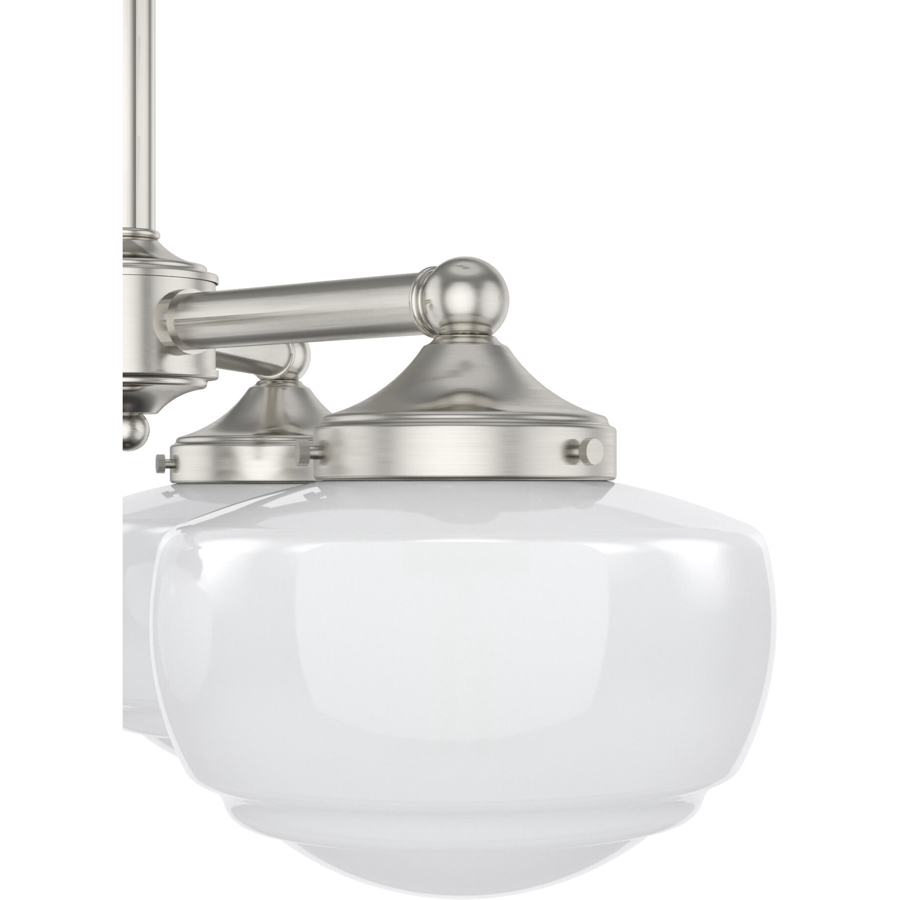 Saddle Creek 3 Light 20 inch Brushed Nickel Convertible Chandelier Ceiling Light