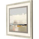Soothing Serenity White and Beige and Black and Brown Framed Art