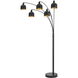 Lovett 86 inch 60 watt Dark Bronze Floor Lamp Portable Light