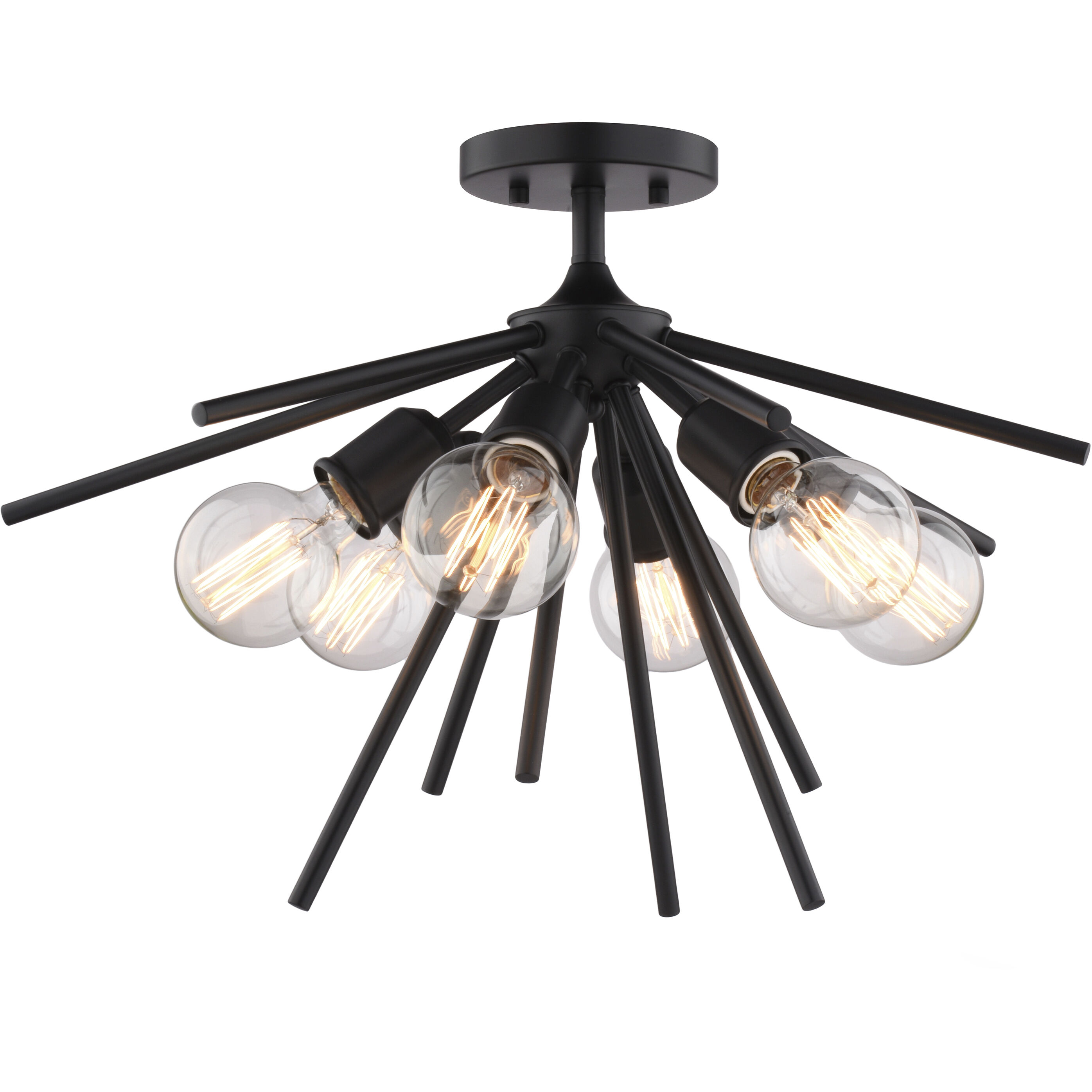 Estelle 6 Light 24.00 inch Semi-Flush Mount